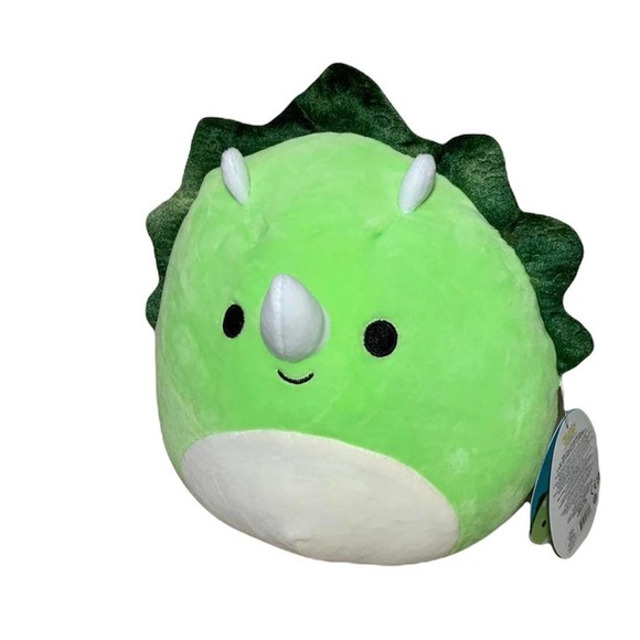 Squishmallow Tristan Green Triceratops 8" Plush Dino Dinosaur Stuffed Animal NEW - Picture 2 of 4